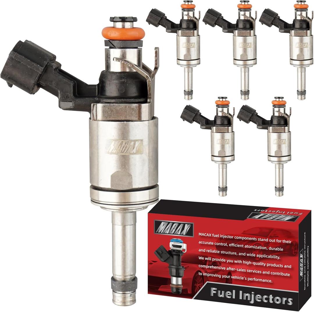 Set of 6 Fuel Injectors FJ1138 BL3Z9F593B Replacement Compatible with Ford Expedition F-150 Transit-150 250 350 HD Lincoln Navigator - Replaces BL3Z9F593A 800-2174N