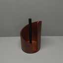 Stylish Mountain Paper Towel Holder with Mango Wood Base & Sturdy Iron Holders - Effortless One-Hand Tear for Jumbo & Mega Rolls - Perfect for Kitchen & Living Room Countertops