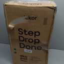Diaper Dekor EKO Classic Diaper Pail, White | ONLY Eco-Friendly Diaper Pail Made with 70% Recycled Materials | Hands-Free: Step Drop Done | Cost-Effective Refill System