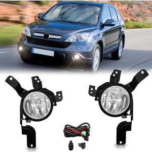 Fog Lights For 2007 2008 2009 Honda CRV with Bracket and Harness and switch Lamp Assembly Set L&R Side