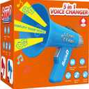 Voice Changer for Kids with 5 Funny Effects, Voice Amplifier Microphone, Interactive Prank Gag Easter Stuffers Gifts for Grandson Granddaughter Boys Girls 3 4 5 6 7 8 Year Old, Birthday Party Favors (Blue)