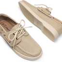 DREAM PAIRS Boys Dress Shoes Boat Shoes Slip on Loafers Casual School Shoes (Toddler/Little Kid/Big Kid),Size 6 Big Kid,Khaki,KKUMLS2502