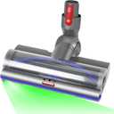 Vacuum Head Replacement Compatible with Dyson V8 V10 V11 V15 Vacuum Cleaner Upgrade Anti-Tangle with Green Light Vacuum Attachment Suitable for Hardwood Floor & Carpet and Rug