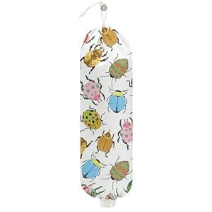 Insect Beetle Plastic Bag Holder, Wall Mount Grocery Bag Holder, Plastic Storage bag, Pull Rope Free Adjustment, Plastic Bag Holders for Grocery Bags, Plastic Bag Dispenser for Home Kitchen