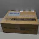 Rolanstar Bookshelf, 5-Tier Storage Rack, Narrow Corner Bookshelf, Display Wooden Shelves for Living Room, Bathroom, Balcony, Kitchen,Rustic Brown