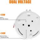 Travel Foldable Electric Kettle - Food Grade Silicone - Meonxy Collapsible Portable Tea Kettle - Boil Dry Protection - Dual Voltage and Separable Power Cord - 555ml - 110/220V