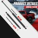 Vepagoo 42 inch Gas Strut 200Lb/890N Heavy Duty Lid Gas Struts Shock Lift Support Spring for Tonneau Cover RV Kitchen Door Truck Bed Trailer Cap Bed Custom Wooden Cover, 2pcs (1 Pair)