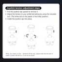 AKNES GuliKit TMR Electromagnetic Joysticks Compatible with Xbox Series SX/Elite 2 Controller, 720 Adjustable Tension Stick Replacement, with 3 Pairs Height Thumbstick Caps