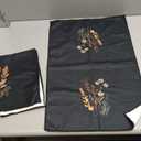 QZQE Vintage Moody Floral Dark Botanical Kitchen Towels Set of 2, Cottagecore Botanical Goth Gothic Still Life Dish Tea Towels for Kitchen, Farmhouse Country Decorative Hand Towel 16x24 Inch