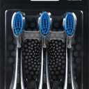 PRO-SYS Black VarioSonic Electric Toothbrush Replacement Head (V200M Normal Soft), Burst Brush Head, Pack of 3