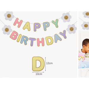 Hanging Garland Flag for Home Birthday Decoration Diy wall Bunting