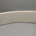 79x2x12 Inch Headboard Gap Filler with Foam Space Filler Between Bed and Wall Bolster Pillow Bed Gap Filler, Beige
