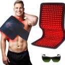 Red Light Therapy Pad for Body, 180W LED Red & Infrared Light Device Mat with 660nm & 850nm Wavelengths for Waist Back Shoulder Muscle Pain Relief FSA HSA Eligible, Size: 360 LEDs