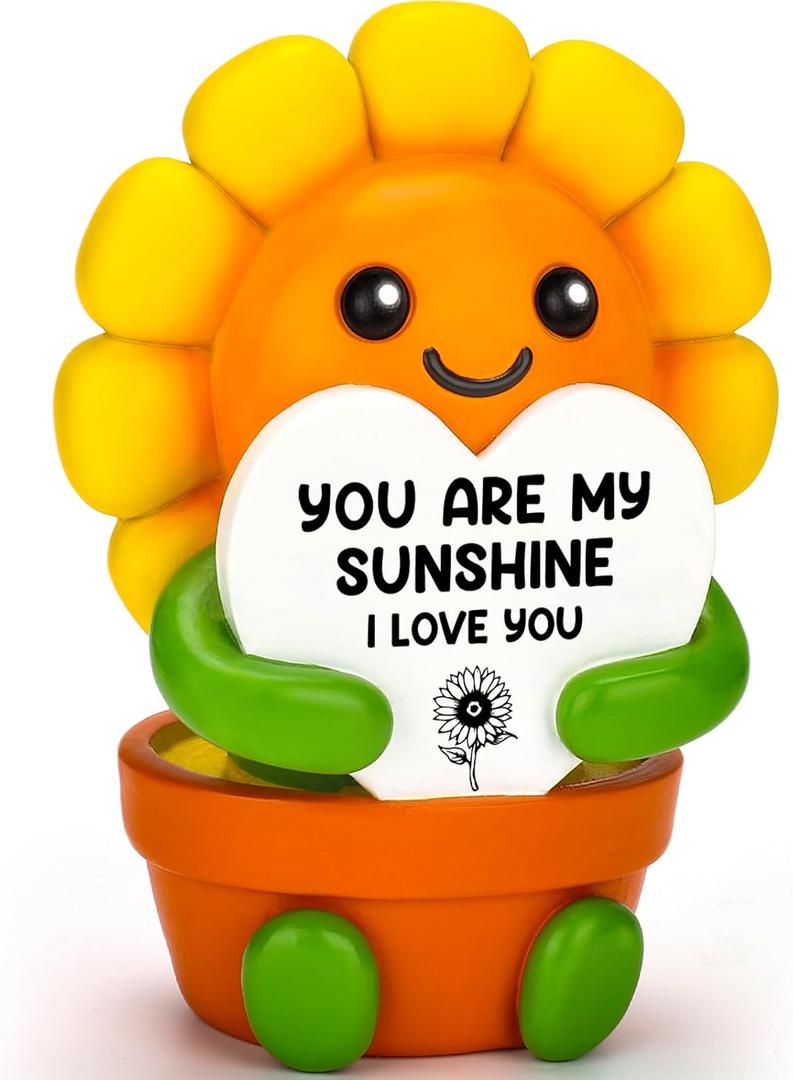 Agantree art You are My Sunshine Sunflower I Love You Gifts for Wife Women Mom Daughter Birthday for Girlfriend Women Her Coworker Friend Sister Coworker Christmas