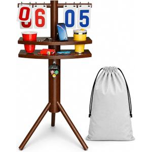 Cornhole Scoreboard with Drink Holders and Magnetic Bottle Opener