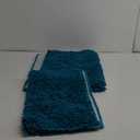 Hearth & Harbor Bathroom Rugs, Chenille Bath Mat - Machine Washable Bath Mats for Bathroom Non-Slip Backing Rubber, Quick Dry Bathroom Mat (Teal)