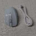 TECKNET Wireless Mouse (BT5.0/3.0 & 2.4G) Rechargeable 4800 DPI Silent USB A & Bluetooth Mouse 6 Buttons, Wide Compatibility - Lightblue