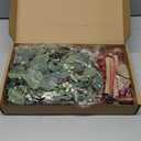 4PACK Mini Christmas Faux Kitchen Cabinet Wreaths with Red Black Plaid Ribbon Artificial Green Leaves Red Berries Hanging Wreaths for Home Front Door Christmas Holiday Indoor Decor