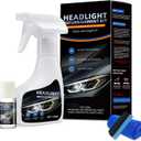 Car Headlight Restoration Polishing Kits,Headlight Restoration Kit,Headlight Cleaner And Restorer Kit,Headlight Cleaner,Multifunctional Car Headlight Polishing for All Vehicle Types (1Set)