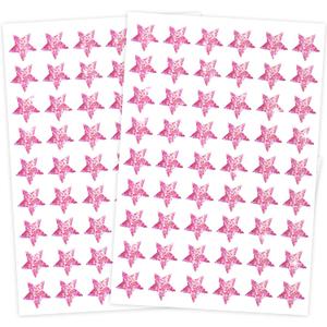 Star Stickers,Holographic Pink Star Stickers for Kids Reward,1620 Pack Pink Color 0.6" Sparkly Glitter Foil Small Mini Stars Sticker Teacher Supplies, Behavior Chart,Classroom Student School Planner