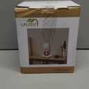 Candle Warmer Lamp, Electric Candle Lamp Warmer with Dimmer, Bedroom Home Decor Marble Base Dimmable Vintage Wax Melt Warmer for Scented Wax with 2*50W Bulbs, Aromatherapy Gifts Spa Office (White)