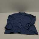 COOFANDY Men's Denim Shirt Long Sleeve Casual Button Down Shirts Western Work Shirt, L