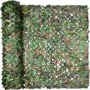 Camo Netting, Camouflage Netting, Hunting Blind Camo Net, Army Party Decorations, Sunshade Fence Nets, Lightweight, Bulk Roll, Mesh, Great for Camping, Shooting, Photograph, Car Cover, Outdoor (10ftx20ft, Woodland)