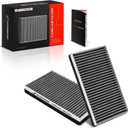 A-Premium Cabin Air Filter with Activated Carbon Compatible with Chevy, GMC & Cadillac Models - Silverado 1500, Suburban, Avalanche, Tahoe, Sierra 1500, Yukon, Escalade