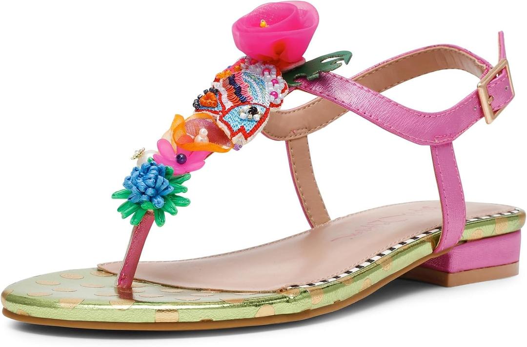 Betsey Johnson Women's Murphee, 8, Pink Multi