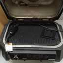 Ninja | Grill & Smoker | Outdoor Woodfire Pro XL | 4 in 1 Grill, BBQ Smoker, Air Fryer & Bake | Portable | Includes Built in Thermometer & 2 Woodfire Pellet Packs | Dark Grey | OG850