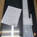 Pamray 40 Inch L Shaped Computer Desk with Reversible Side Storage Shelves, Small Corner Desk for Small Space Home Office, Writing Study Table PC Desk for Bedroom, Black