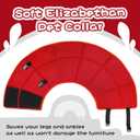 Dog Cone for Large Dogs After Surgery, Soft Dog Cone Collar for Dogs to Stop Licking, Adjustable Comfy E-Collar Alternative Lightweight Post-Surgery Recovery Elizabethan Collar for Pet