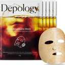 Caffeine Face Mask Patches with Niacinamide, Peptides & Horse Chestnut  Hydrogel Sheet Mask for De-Puffing, Brightening & Refreshing Tired Skin