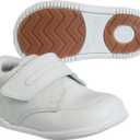 Josmo Baby-Girl's Smart Walking Shoes Nonslip Boys First Step Walker Leather Non-Slip Bottom High top Dress Boots (3.5 Infant)