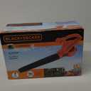BLACK+DECKER Electric Leaf Blower, Handheld Blowers for Lawn Care, Lightweight, 180 MPH 180 CFM, 7-Amp, Corded (LB700)