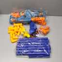 KKONES Shooting Game Toy for Boys  2 Player Toy Foam Blaster Air Guns, 24 Foam Bullet Balls Popper & Standing Shooting Target, Birthday Gifts for Age 3 4 5 6 7 8 9 1012 Years Old Kids, Girls