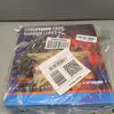 Christmas Tree Topper Lighted with 6 Projected Patterns -Christmas Star Tree Topper Built-Led Rotating Lights -3D Glitter Dynamic Projector for Indoor Xmas New Year Holiday Party Decorations