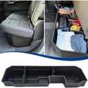 Rear Underseat Storage Compatible with 2019-2026 Chevy Silverado/GMC Sierra 1500, 2020-2026 2500HD 3500HD Pickup ABS Under Seat Organizer Bin (2019+ Silverado 1500)