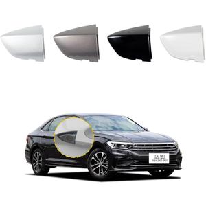 Car Exterior Door Handle Cap Compatible with VW Jetta 7 A7 mk7 2019 2020 2021 2022 2023 17A837879 17A837880 Door Handle Cover Accessories Lock Cap Pure White Without Electroplating (Right passenger side)