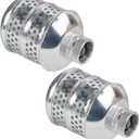 2 Pack Bubbler Sprinkler Heads, Aluminum Diffuser Flood Nozzle for Delicate Watering, Gentle Garden Metal Watering Soaker Sprinkler for Plants Garden Lawn Yard