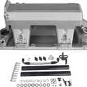 7137 Intake Manifold Aluminum Multi Port Compatible with Chevy Small Block SBC 283 302 305 350 400 V8 Engine Cast Finish Non-EGR xt EFI 1500-6500 rpm