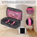 2 x Discreet Lockable Storage Organizer Case with 2 Drawstring Bags,Discreet Lockable Toy Bag Storage Organizer for Women and Men, Portable Travel Bag with Combination Lock (Regular Model)