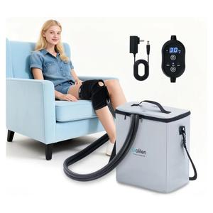Cold Therapy Machine with Programmable Timer, Portable Ice Machine for Knee After Surgery, Cryotherapy Pain Relief with Compression Pad