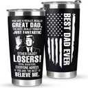 Gifts for Dad from Daughter, Son - Father's Day Gifts for Dad, Men - Dads Birthday Gift Ideas, Happy Birthday gifts for Dads, Fathers - Best Dad Ever Gift, Best dad Cup. dad Tumbler 20 Oz