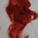 Akstore 28 inch Fashion Wigs Long Wavy Curly Hair Cosplay Wig (Red)