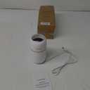 Coffee Grinder Electric for Beans, Spices, Herbs, Grains and Nuts, Stainless Steel Blades, 2.8 oz, White