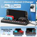 [Switch 2/1/OLED Compatible] Switch 2 Docking Station with Charging Dock, TV Base Dock Replacement Support 4k@120HZ HDMI Output, Seitch 2 Accessories Store 12 Game Cards, Game Boy Advance Games