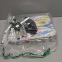 Folding Camping Table 2ft Portable Picnic Table Adjustable Height Small Card Table Aluminum Foldable Lightweight with Carry Handle for Outdoor Indoor Hiking Camp BBQ Beach (Blooming Floral)