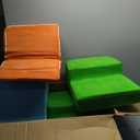 Children Climbing Box Playtime