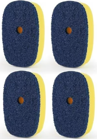 Sponge Brush Refills for OXO Soap Dispensing Dish Brush - 4 Pack Dish Cleaning Soap Dispensing Head Replacement for Scrubber
